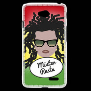 Coque LG L70 Mister Rasta Blanc