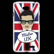 Coque LG L70 Mister UK Brun