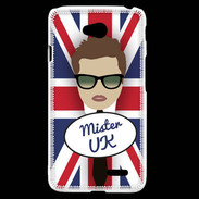 Coque LG L70 Mister UK Chatain