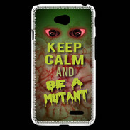 Coque LG L70 Keep Calm and Be Mutant