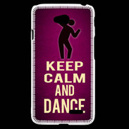 Coque LG L70 Keep Calm and Dance Rose