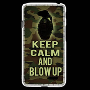 Coque LG L70 Keep Calm and Grenade Camouflage