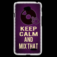 Coque LG L70 Keep Calm and Mix That Violet