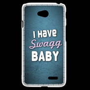Coque LG L70 I have Swag bleu ZG