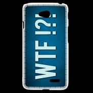 Coque LG L70 WTF bleu ZG