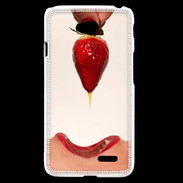 Coque LG L70 Plaisir et fraise PR20