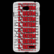 Coque LG L70 L'seum rouge