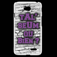 Coque LG L70 Ta l'seum ou bien Violet
