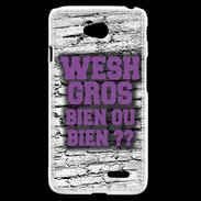 Coque LG L70 Wesh Gros Violet