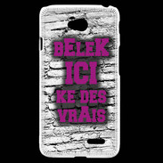 Coque LG L70 Belek Ici Violet