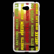 Coque LG L70 Wesh Vert Jaune Sun