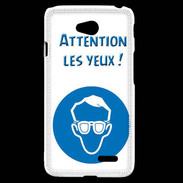 Coque LG L70 Attention les yeux PR