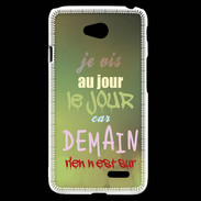 Coque LG L70 Au jour le jour ZG