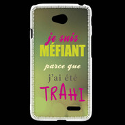 Coque LG L70 Méfiant trahis ZG