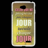 Coque LG L70 Progresse de jour en jour ZG