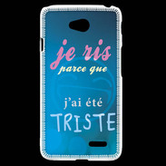 Coque LG L70 Triste ZG
