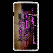 Coque LG L70 Vie Parfaite ZG