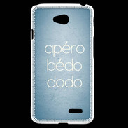 Coque LG L70 Apéro bédo dodo bleu ZG