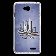 Coque LG L70 Islam J bleu