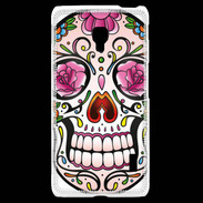 Coque LG F6 Tête de mort design et coloré