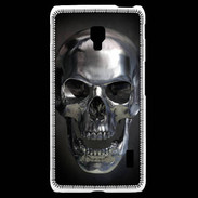 Coque LG F6 Tête de mort en métal