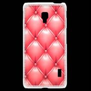 Coque LG F6 Capitonnage Rose
