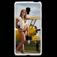 Coque LG F6 Avion sexy