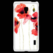 Coque LG F6 Dessin de coquelicot