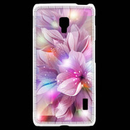 Coque LG F6 Design Orchidée violette