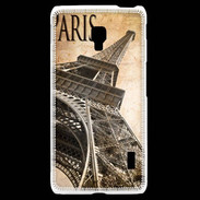 Coque LG F6 Tour Eiffel vertigineuse vintage