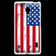 Coque LG F6 Drapeau USA grunge et vintage 5