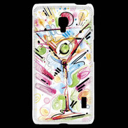 Coque LG F6 cocktail en dessin