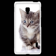 Coque LG F6 chaton gris 4