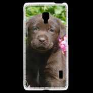 Coque LG F6 Chien labrador chocolat 3