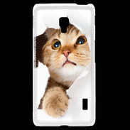 Coque LG F6 Chaton caché