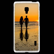 Coque LG F6 Balade romantique sur la plage 5