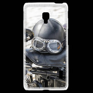 Coque LG F6 Casque de moto vintage