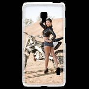 Coque LG F6 Moto cross sexy 