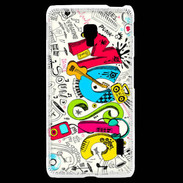 Coque LG F6 Graffiti Musique