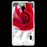 Coque LG F6 La musique en rose