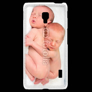 Coque LG F6 Duo de bébés qui dorment