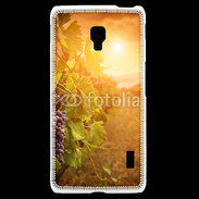 Coque LG F6 Automne, vignes, couché de soleil