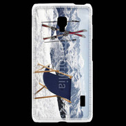 Coque LG F6 transat et skis neige