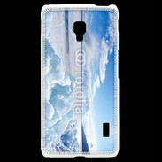 Coque LG F6 Plaine enneigée