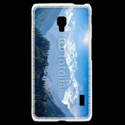 Coque LG F6 Montagne enneigée