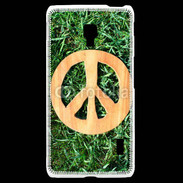 Coque LG F6 Paix et herbe