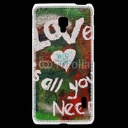 Coque LG F6 Love is all you need