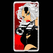 Coque LG F6 Femme blonde tueuse 50