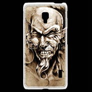 Coque LG F6 Visage tatouée et percée 50