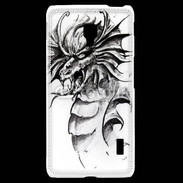 Coque LG F6 Dragon en dessin 35